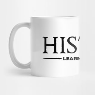History: Learn or Repeat black Mug